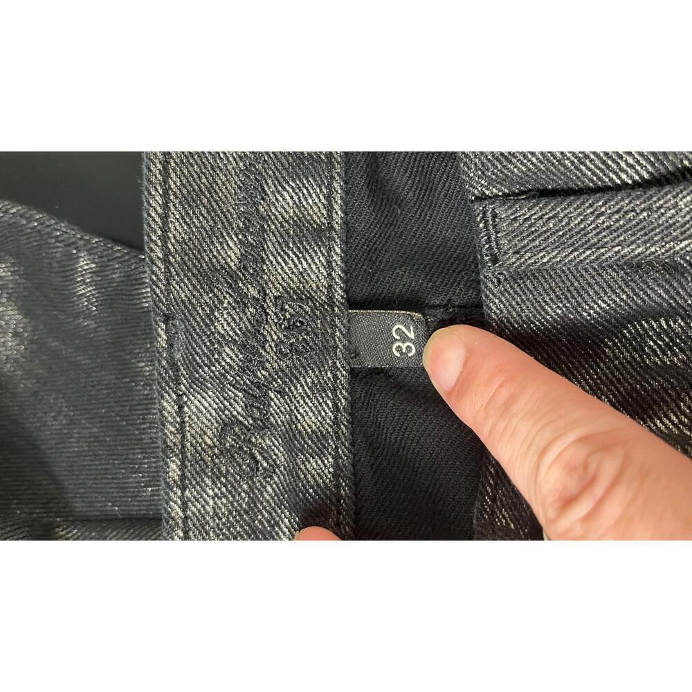 RALPH LAUREN BLACK LABEL GUNMETAL JEANS - Picture 10 of 12